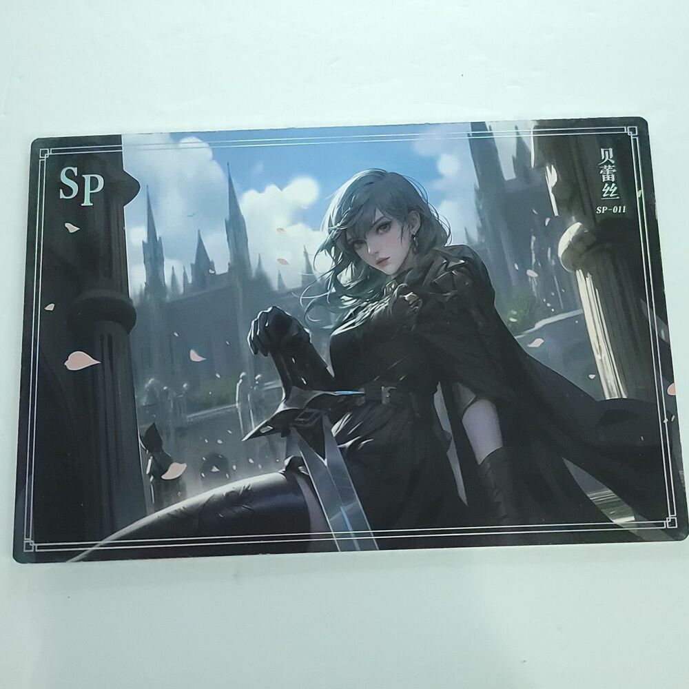 Fire Emblem Byleth Waifu Card Phantom 8" x 5.5" Art Print Sp-011 A5 Size